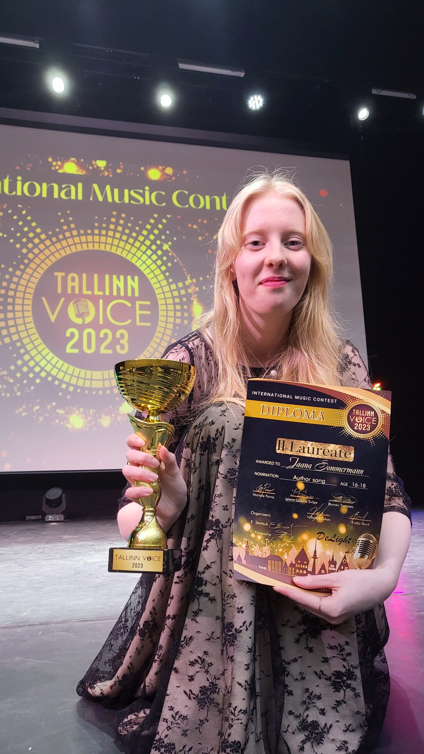 Rahvusvaheliselt laulukonkursilt “Tallinn Voice 2023” sai Jaana 2.laureaadi tiitli